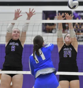 Mifflin County volleyball versus Lower Dauphin